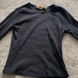 Black long sleeve shirt